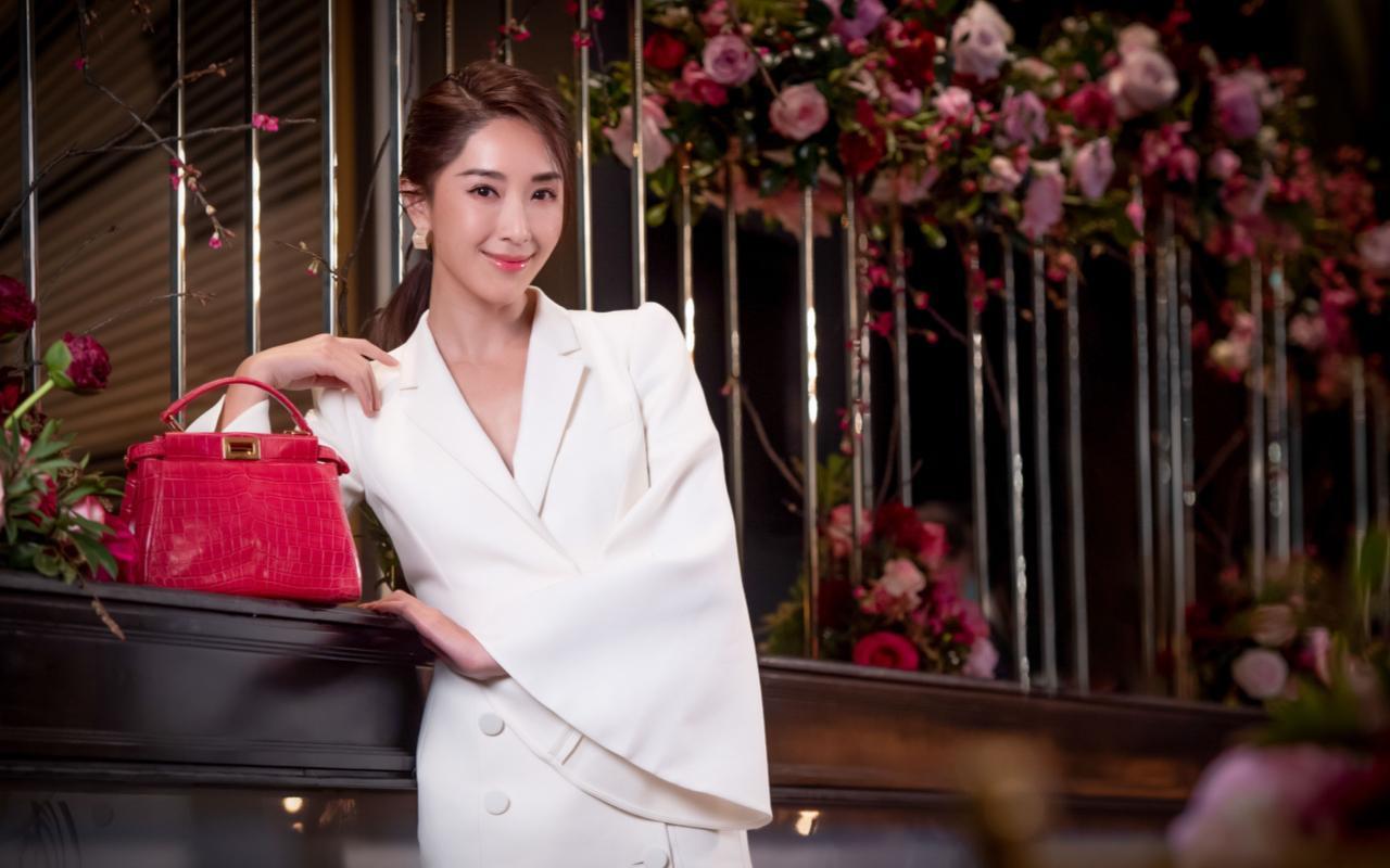 隋棠出席FENDI春夏高級訂製服大秀線上直播晚宴，觀賞Kim Jones主掌女裝的首次大作。（FENDI提供）