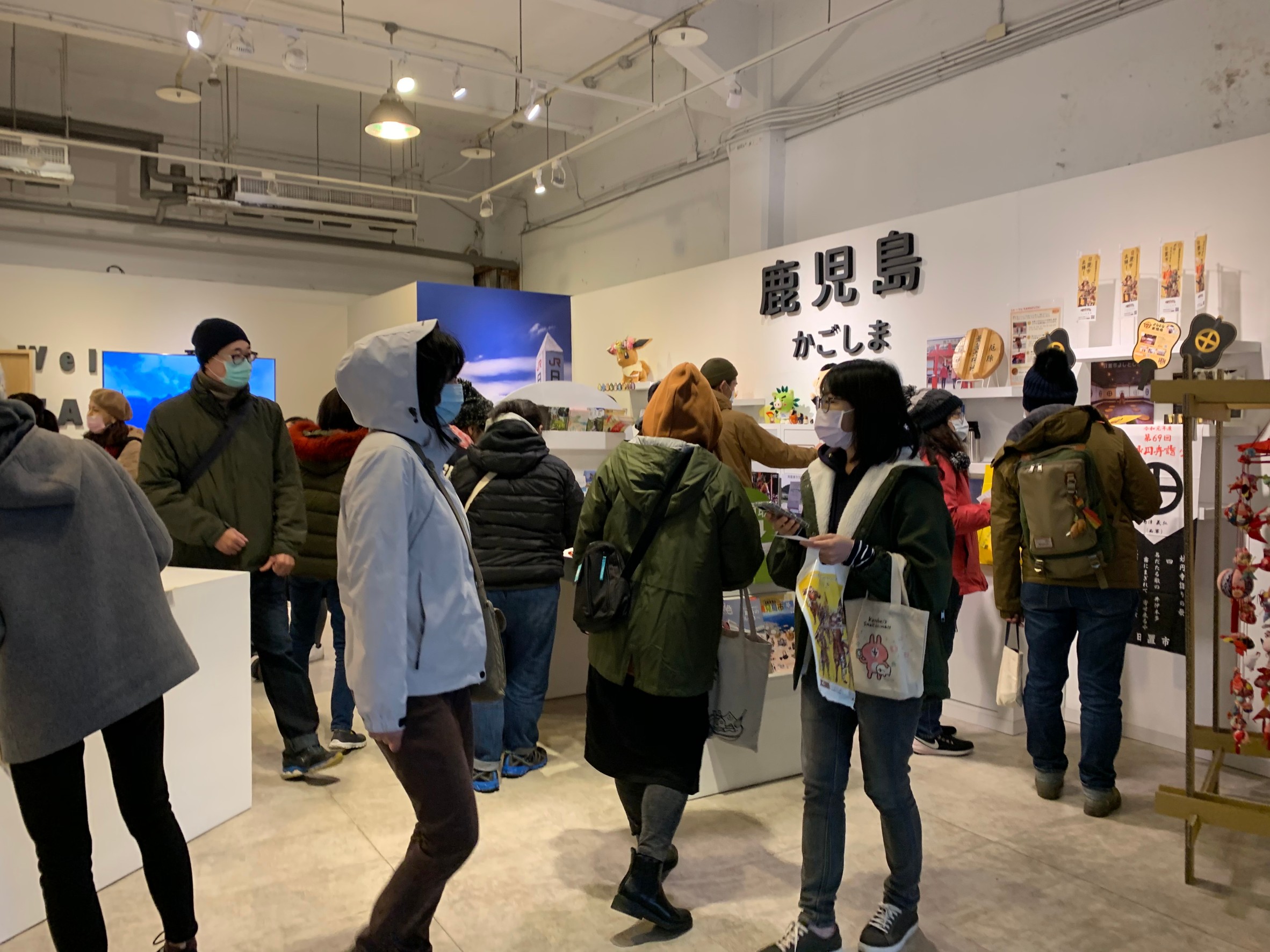 週末在華山的鹿兒島快閃店，湧進不少鹿兒島迷。