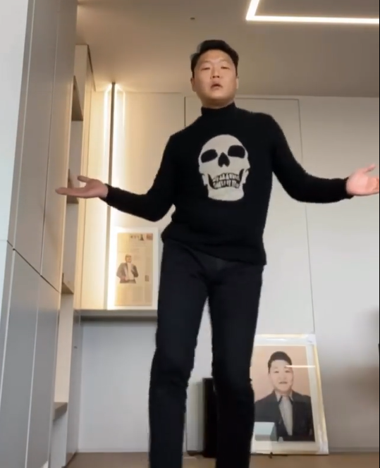 PSY身形變得纖瘦，讓不少粉絲覺得不習慣。（翻攝自PSY Instagram）