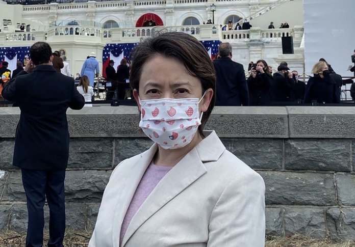 蕭美琴表示，台美關係在拜登上任後也有好的開始，期待與新政府積極合作。（駐美代表處提供）