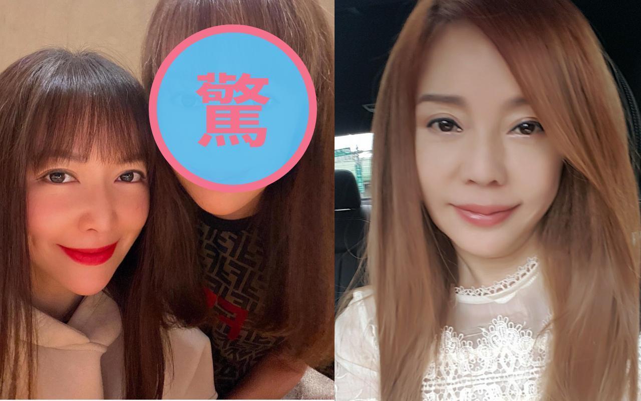 蔡依倫（左圖左）分享與閨密的合照，到底是狄鶯（右圖）還是關穎？傻傻分不清。（翻攝自蔡依倫IG、狄鶯FB）