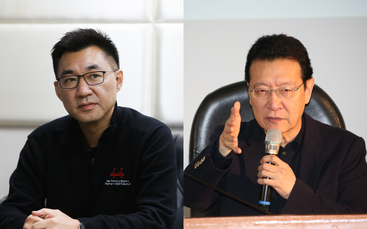 江啟臣（左圖）證實趙少康（右圖）要回歸國民黨。（本刊資料照）