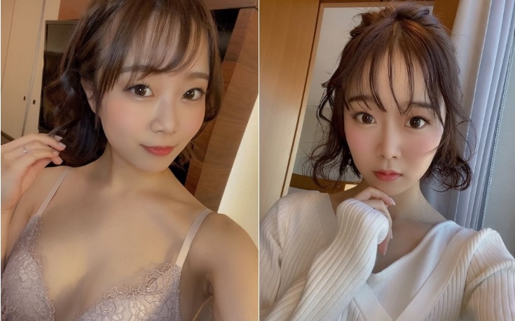 在高中時就對AV界感到憧憬的渡邊真央,在大學時正式出道成為AV女優。(翻攝自渡邊真央IG)