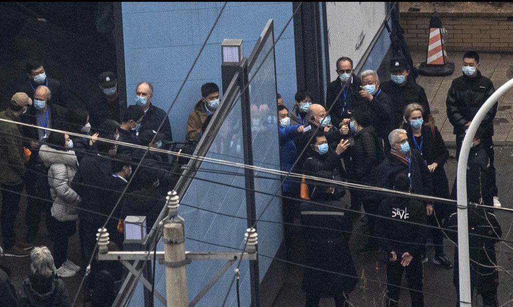 WHO的獨立專家團近日正式展開病毒溯源調查。（翻攝自Janis Mackey Frayer twitter）