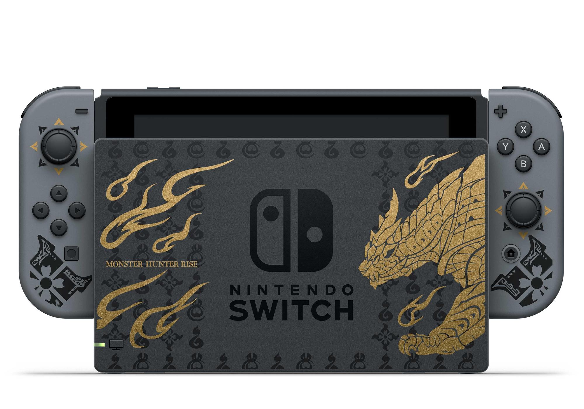 任天堂宣布將發售《魔物獵人：崛起》Switch同捆機，並非傳聞中的升級版主機。（翻攝自任天堂官網）