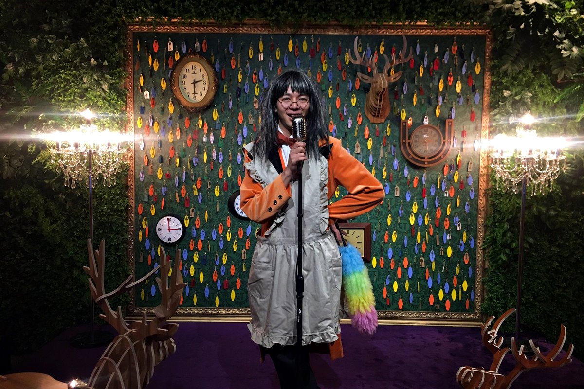 專營沉浸式體驗的「驚喜製造」曾推出《微醺大飯店》， 展期長達7個月，是台灣最長壽的定目劇。（驚喜製造提供）