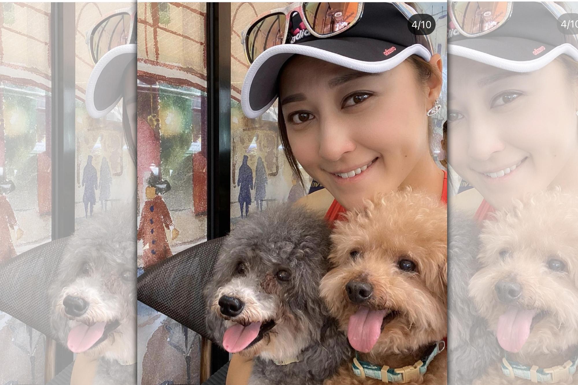 港星李思雅日前帶愛犬看牙齒,卻被醫生拔掉17顆牙兼失明,讓她非常難 過。(翻攝李思雅IG)