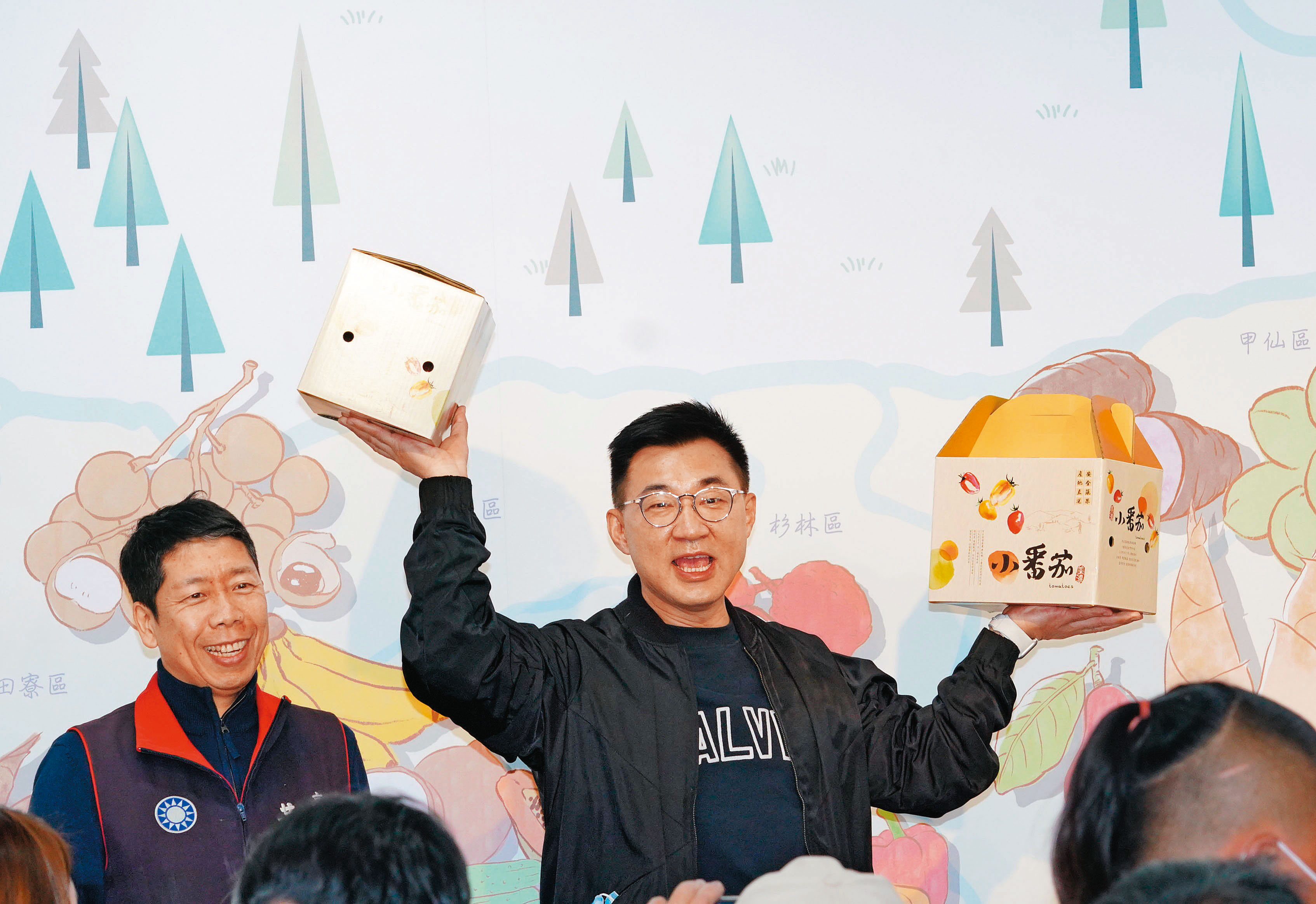 國民黨主席江啟臣1月31日南下高雄跑行程,但並未參與罷捷團體發起的遊行。