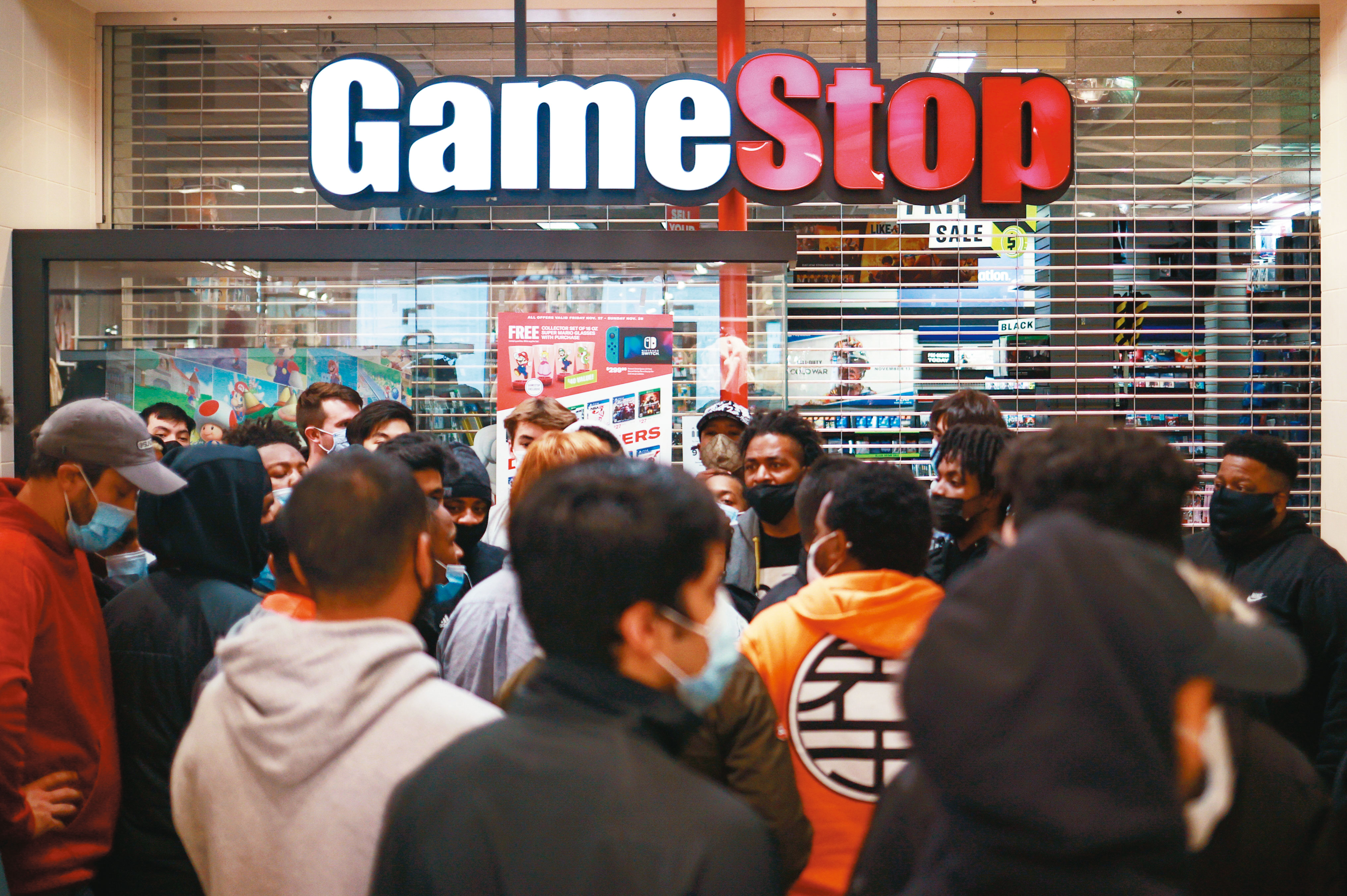 GameStop的股價還處在強力軋空階段，其他資產被迫清算的情況仍存。 （東方IC）