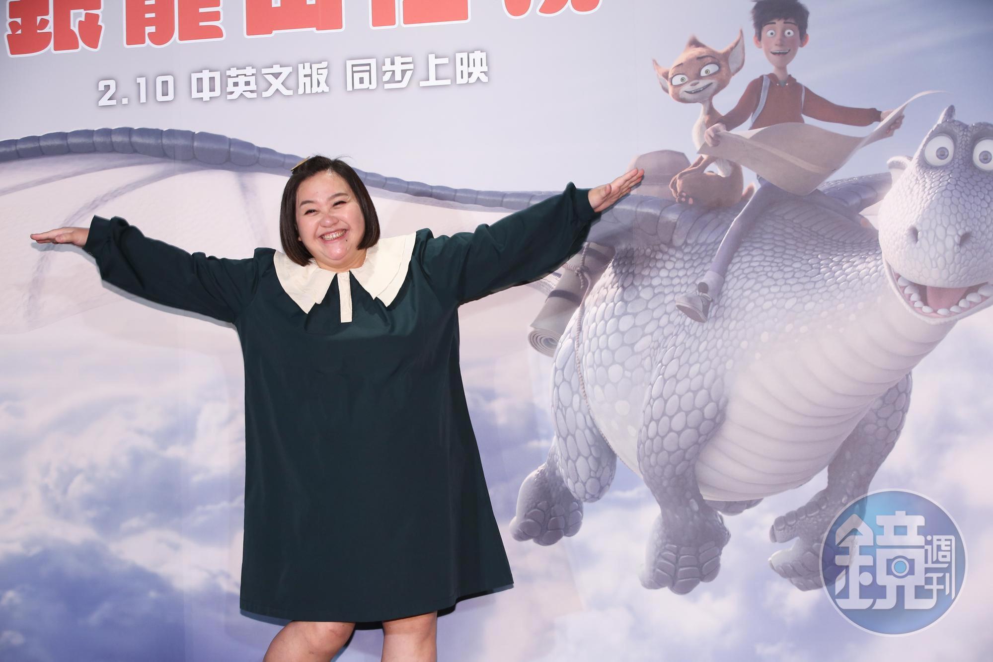 鍾欣凌為動畫配音，一句話竟令她卡關，NG了10幾20多次才順利完成。