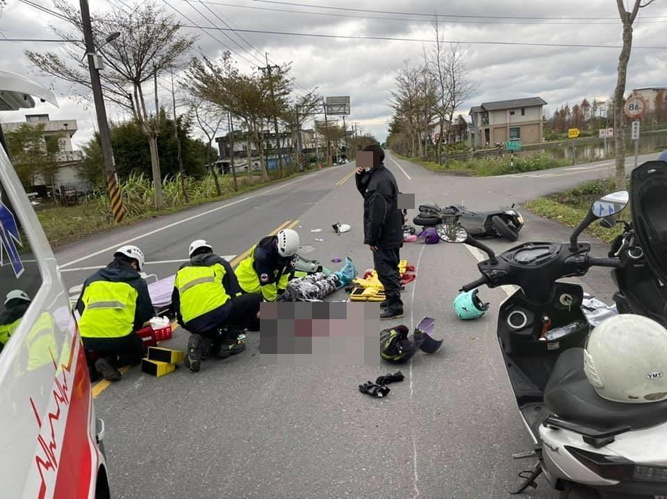 女網友在臉書分享車禍遭遇，替死去男友討公道。（翻攝自臉書爆廢1公社）