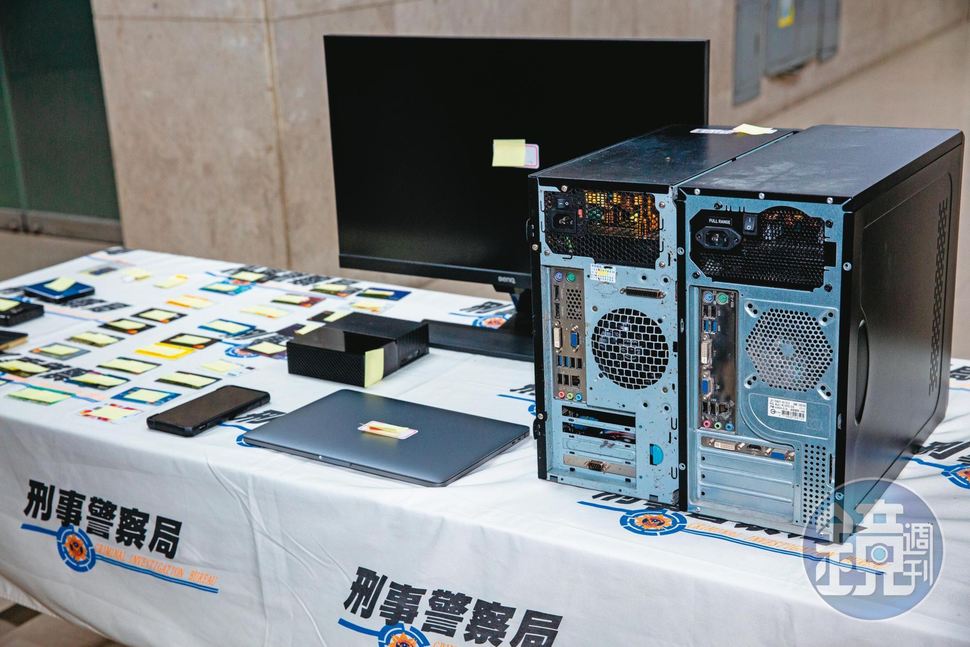 警方偵辦球員遭偷拍案，去年底逮捕2名嫌犯，並搜出電腦、手機等證物。