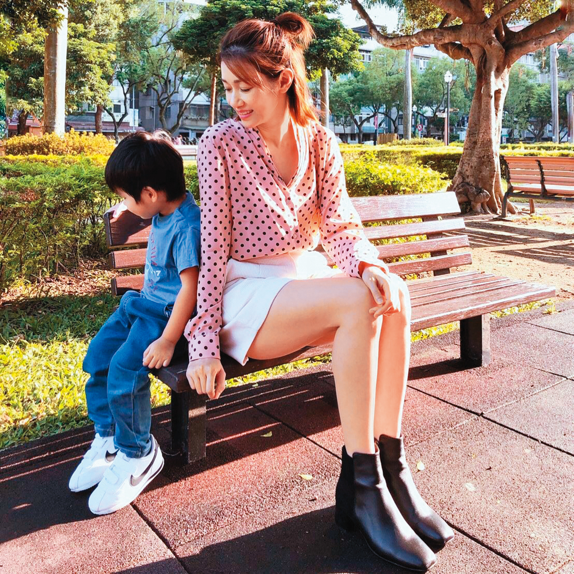 周幼婷全心照顧家庭外,今年積極復出拍戲。(翻攝自周幼婷JADE CHOU臉書)