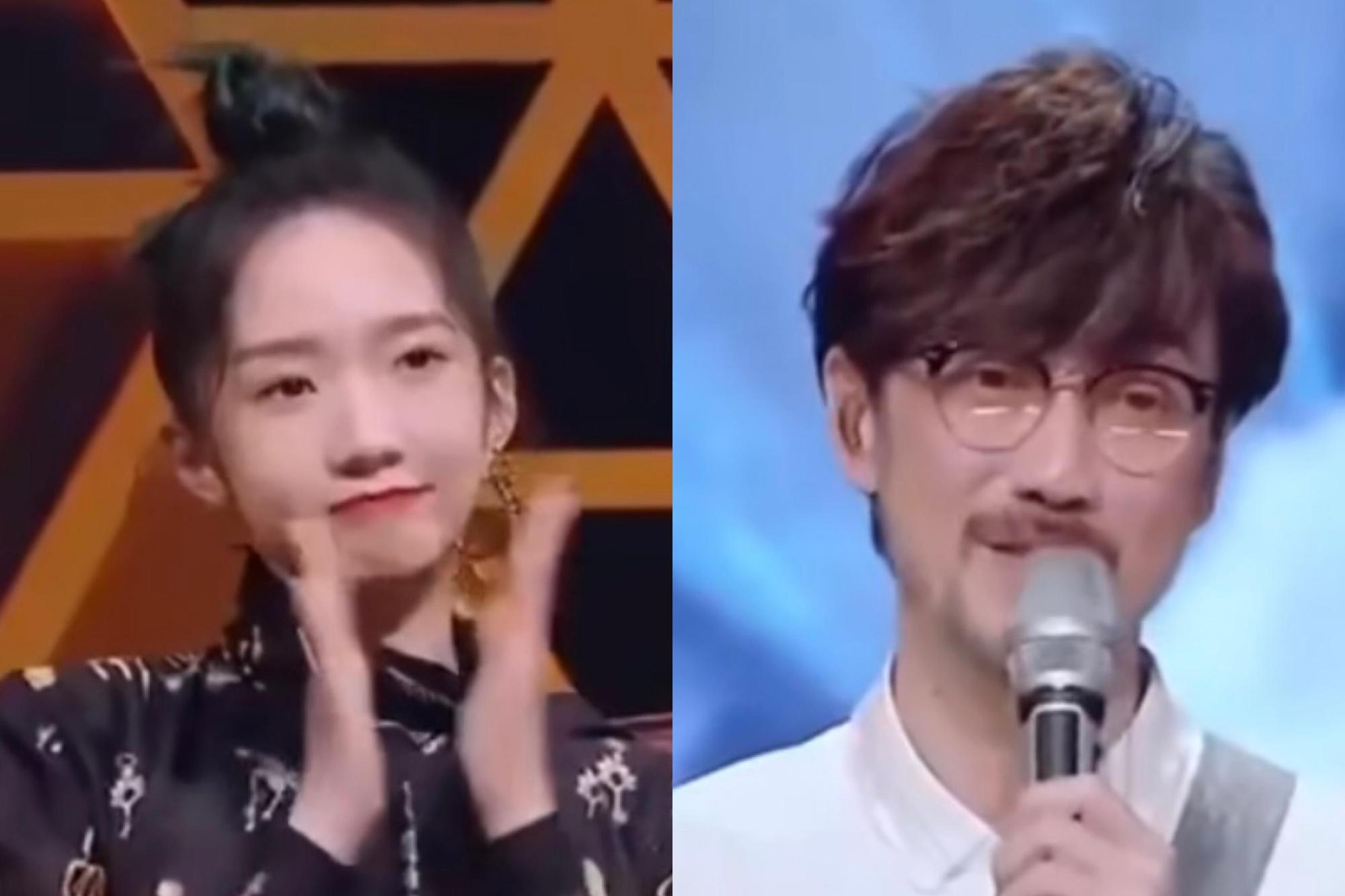 周傳雄參加大陸節目《天賜的聲音2》，因評審之一孟美岐年僅22歲，引發外界批評聲浪。（翻攝自《天賜的聲音》微博）
