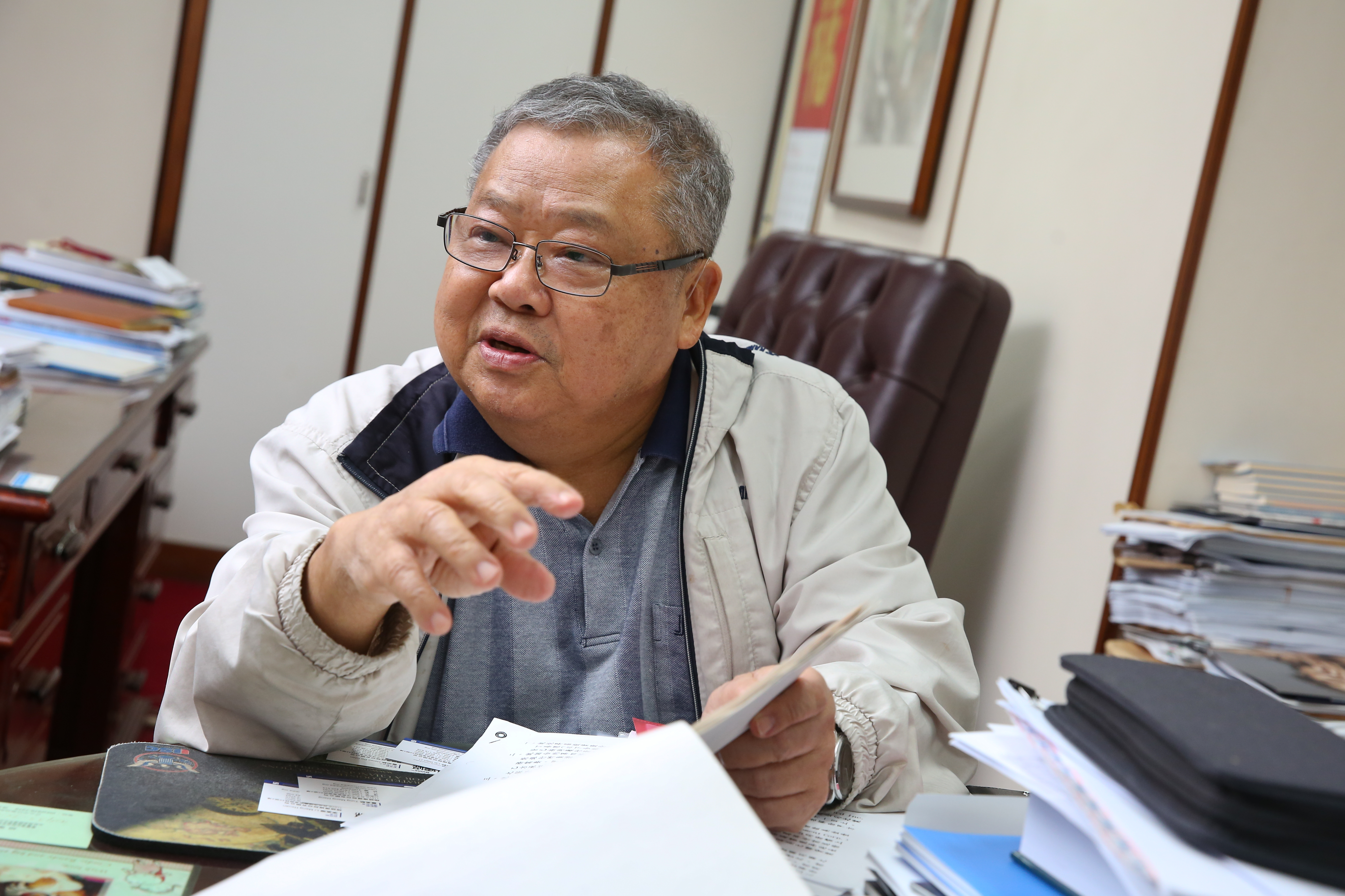 陳清治看好今年航運業將持續走揚,笑說:「上半年一定好!」