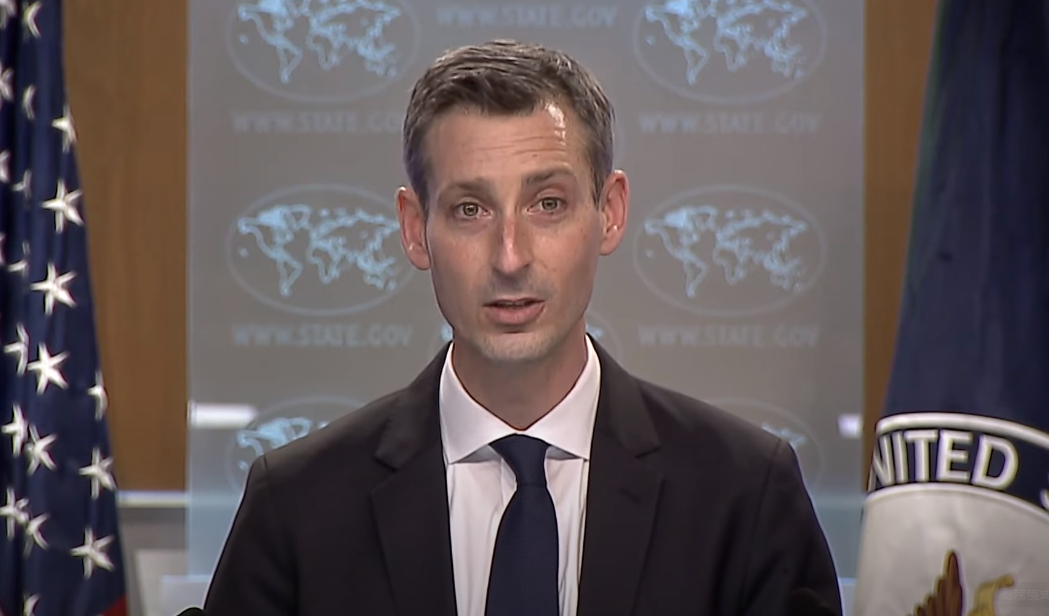 美國國務院發言人對於楊潔篪的喊話，反過來表示中國才應該停止施壓台灣。（翻攝自U.S. Department of State YouTube）
