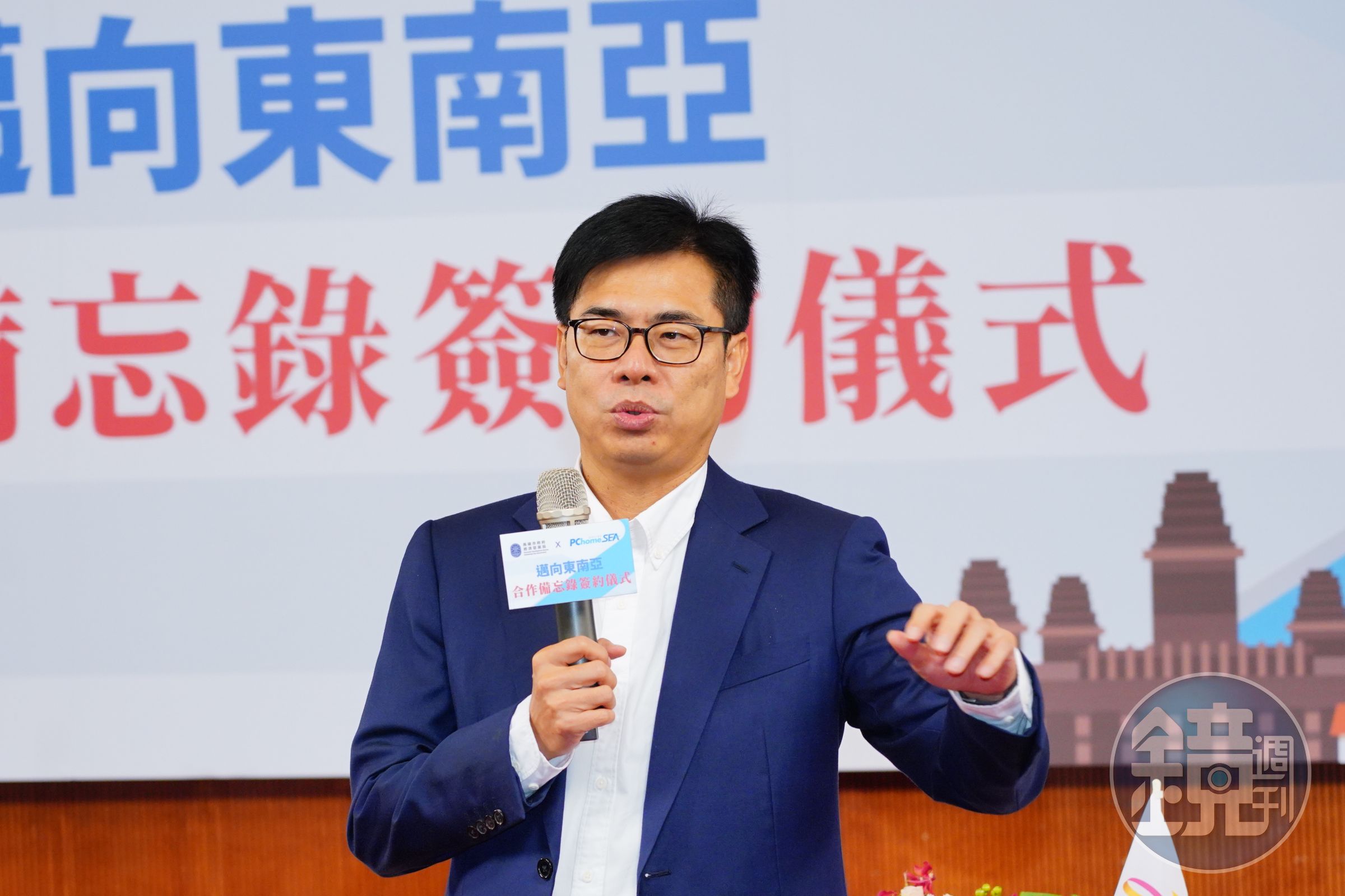 罷捷投票在即，陳其邁呼籲市民「行使公民權，不管支持不支持出門投票」。（本刊資料照）