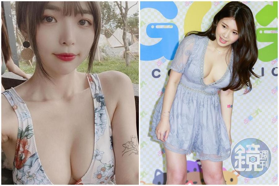 一隻阿圓（左圖）在個人社群發表「雞排妹事件」的看法。（翻攝自nanaciaociao IG／本刊資料照）