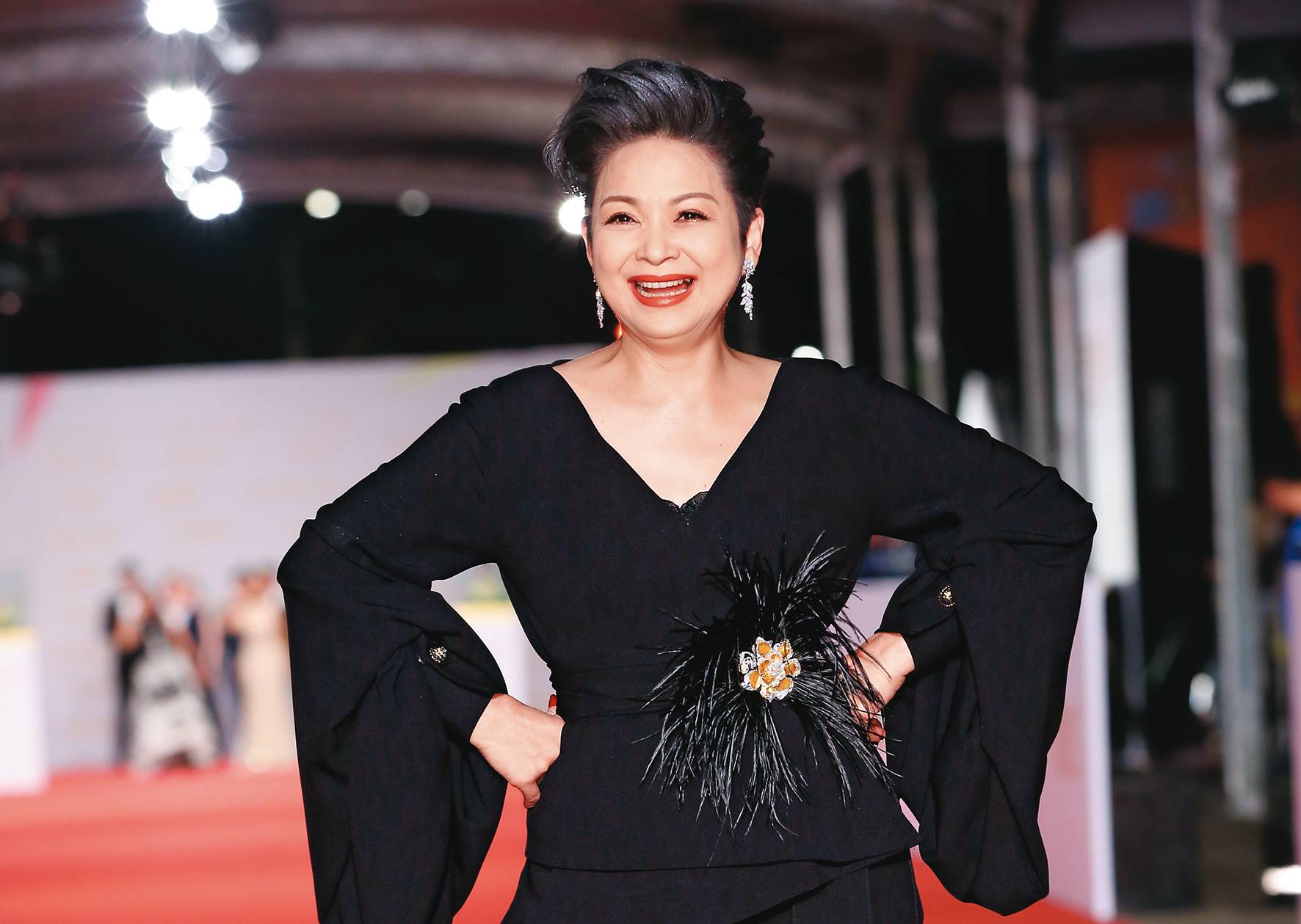 楊貴媚氣場強大，讓初次見面的人都會有所畏懼。