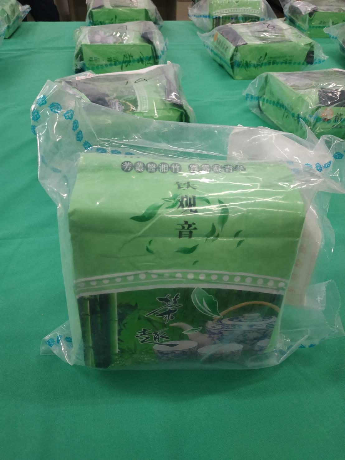 金山分局破獲毒品茶葉包案,起出20.8公斤安非他命毒 。(警方提供)