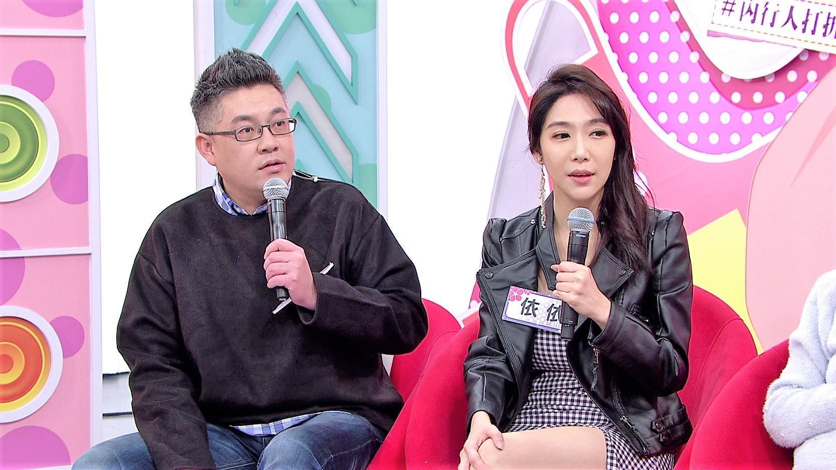 Stanley(左)抱怨老婆依依(右)非常不懂浪漫。(年代提供)