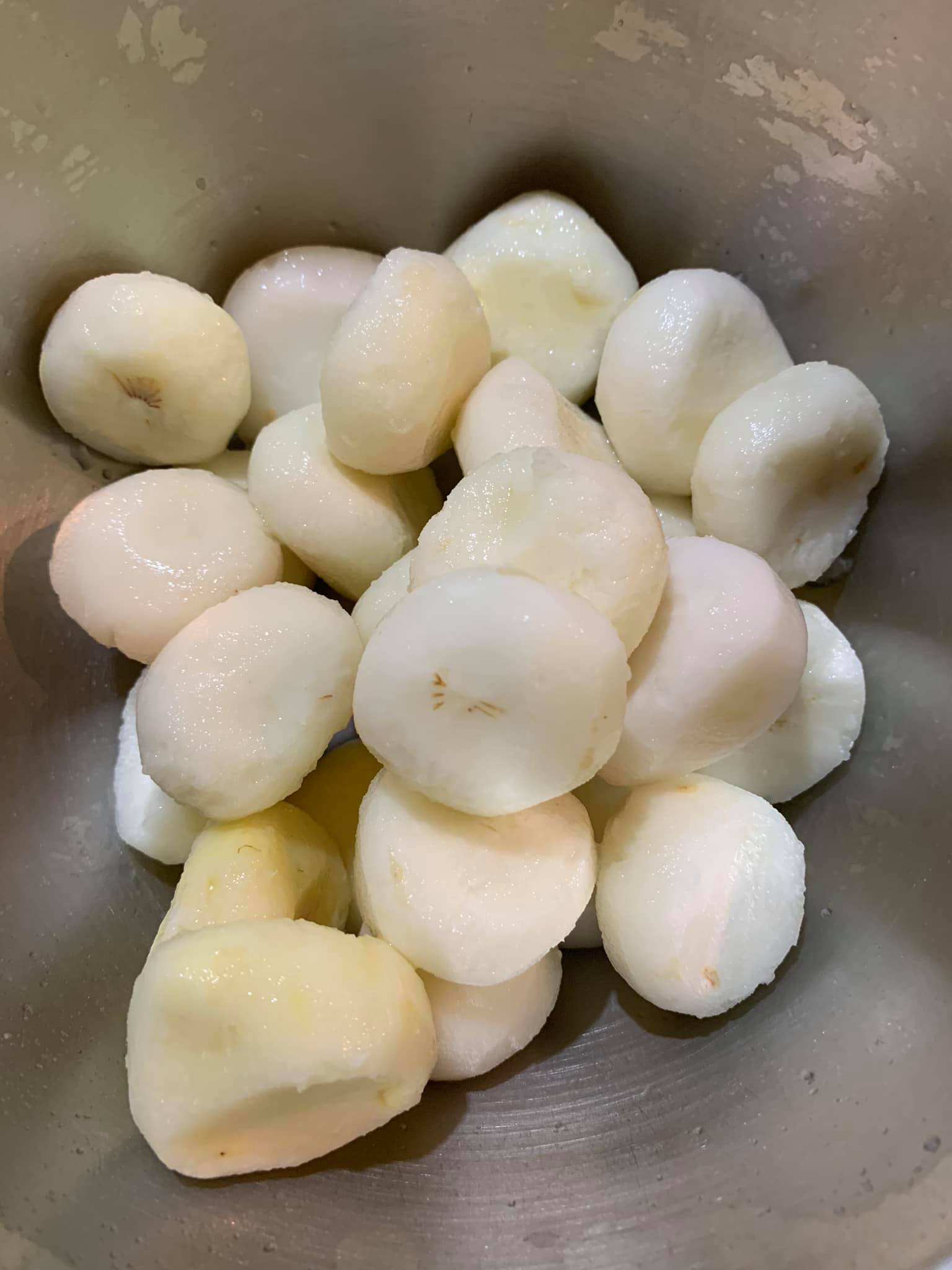 荸薺已經先處理好。