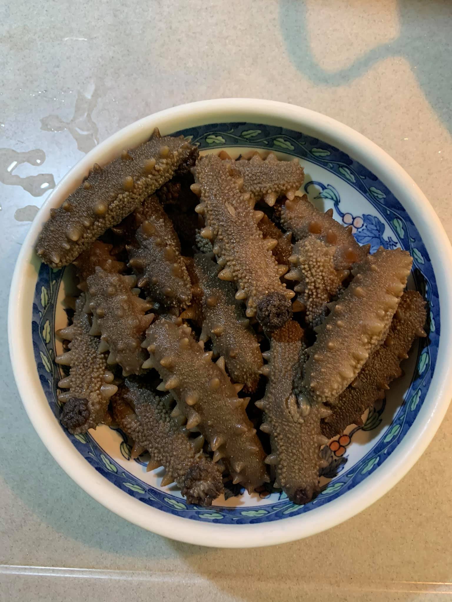 第三次發過的刺參。