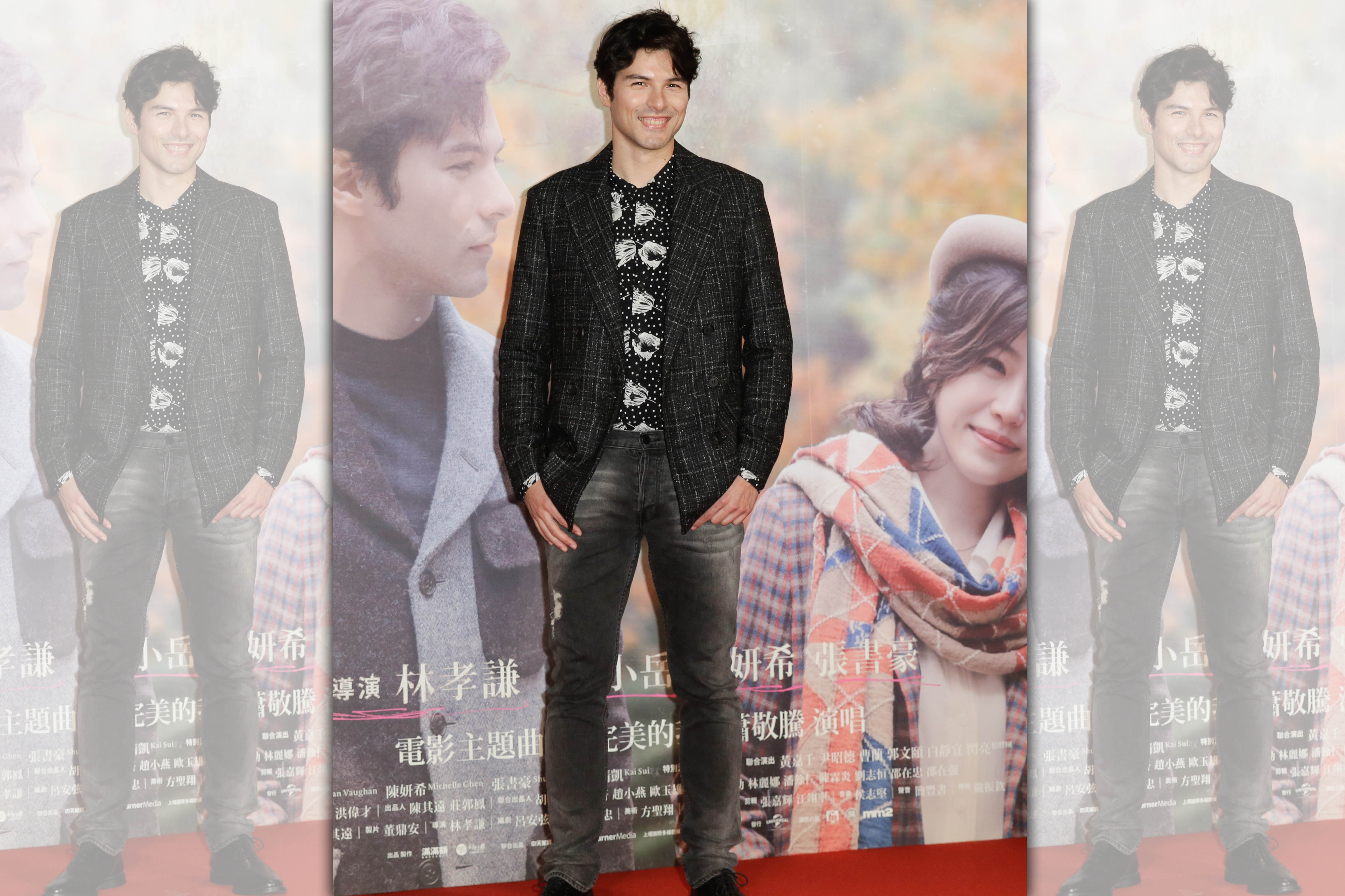 鳳小岳日前宣布老婆懷二胎，加上新作上映，雙喜臨門。