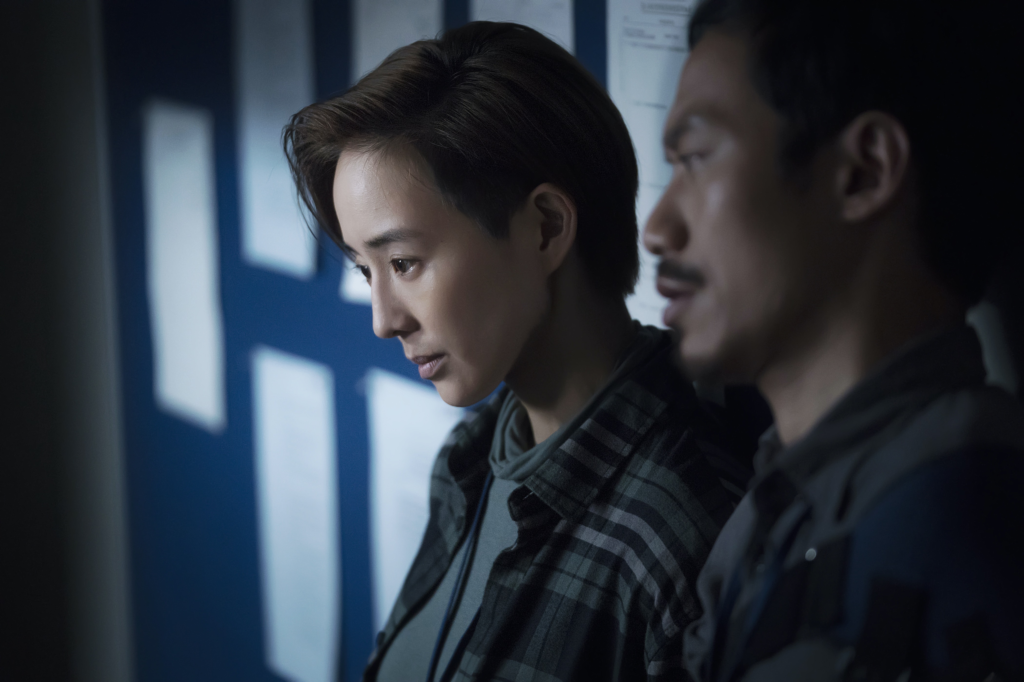 張鈞甯回台隔離後，隨即加入已上映的《緝魂》宣傳工作。（威視提供）