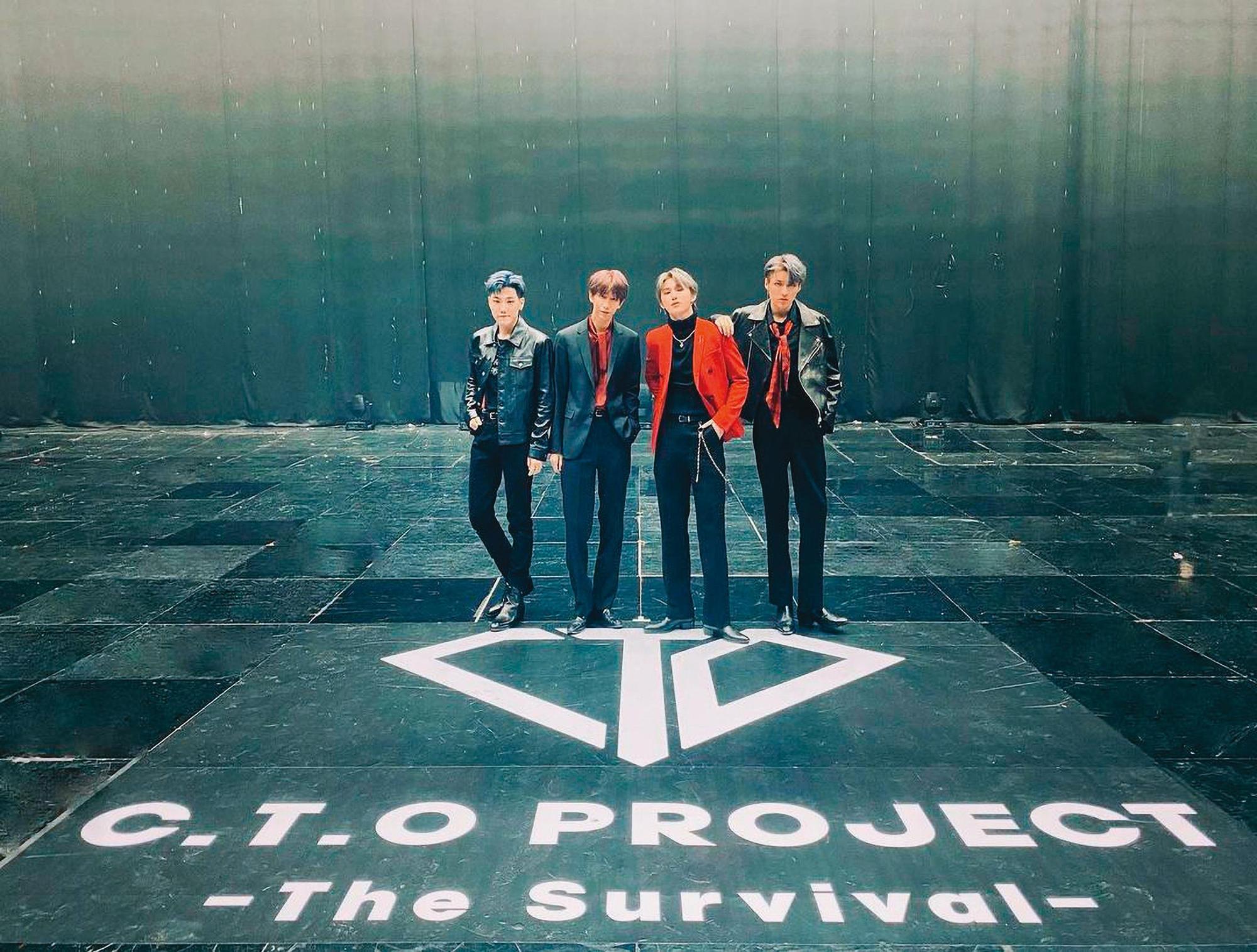 C.T.O以為《C.T.O Project : The Survival》能讓他們在韓國開心玩,沒想到是彼此競賽拚排名。(翻攝自C.T.O IG)