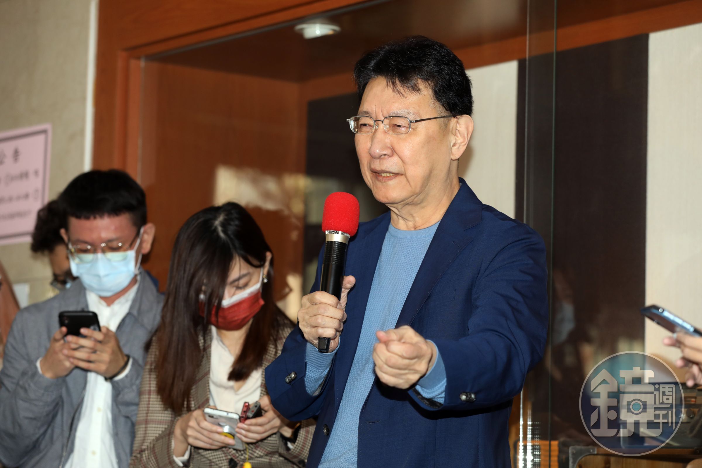 趙少康呼籲北京和港府讓黎智英回家過年。（本刊資料照）