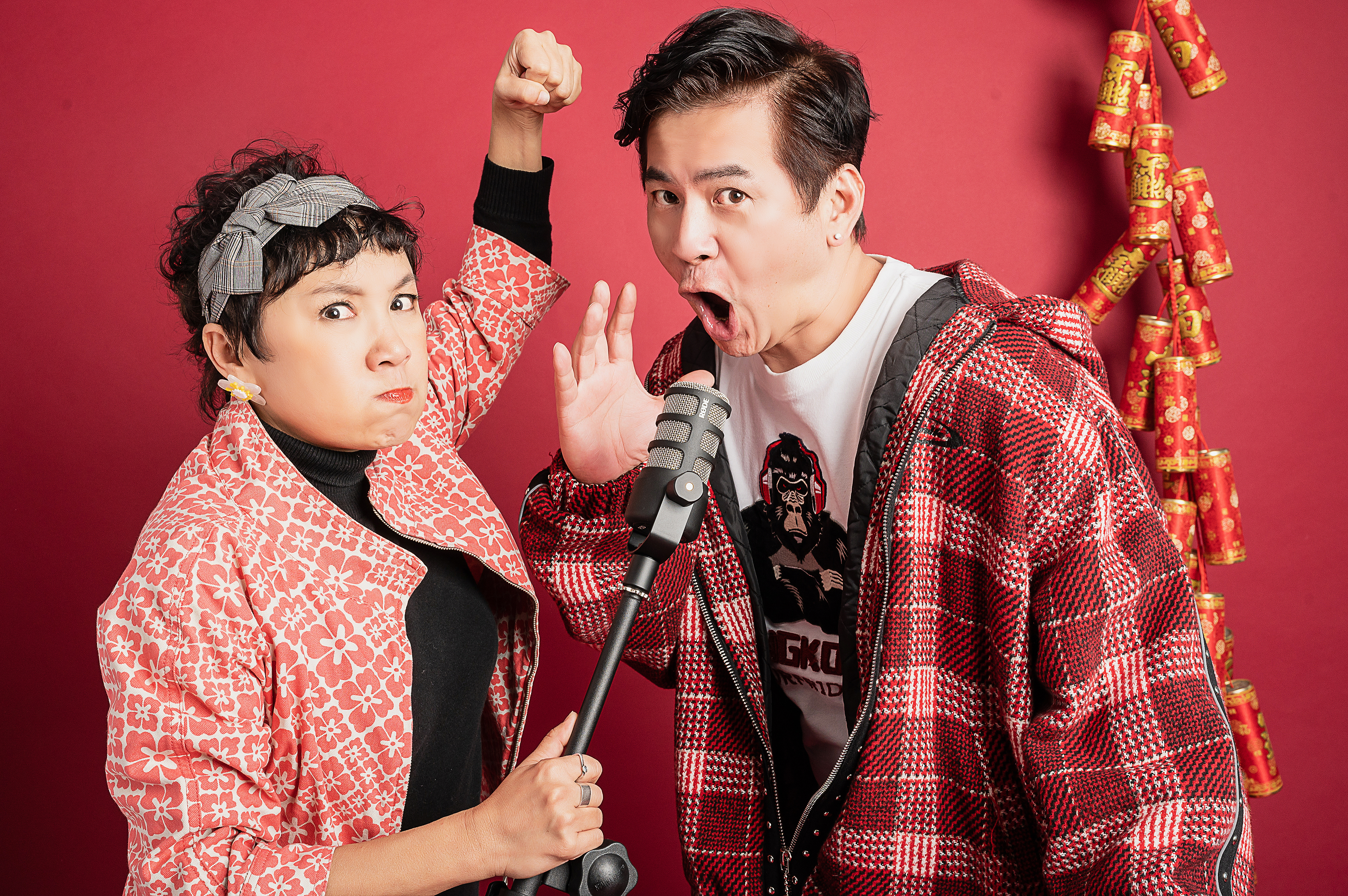 謝麗金、馬國賢日前錄製《金馬講》特別節目。（艾迪昇傳播提供）