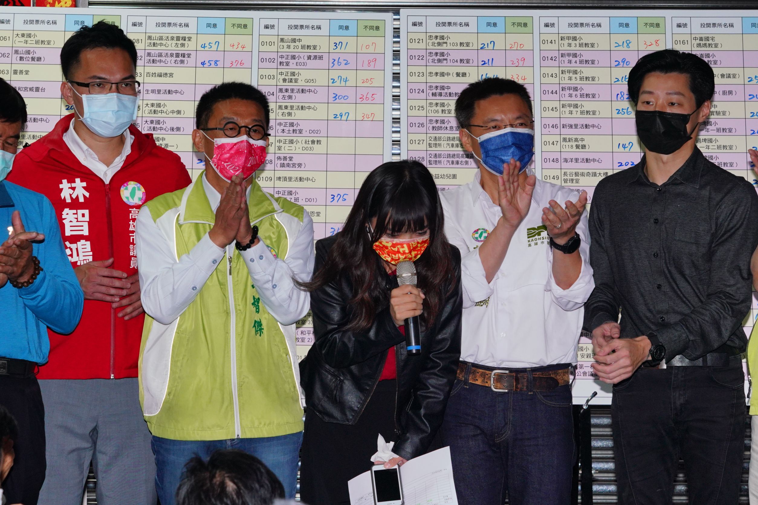 罷捷宣告失敗，黃捷在開票現場鞠躬致謝鳳山鄉親，並喊聲接下來2年不會讓鳳山失望。