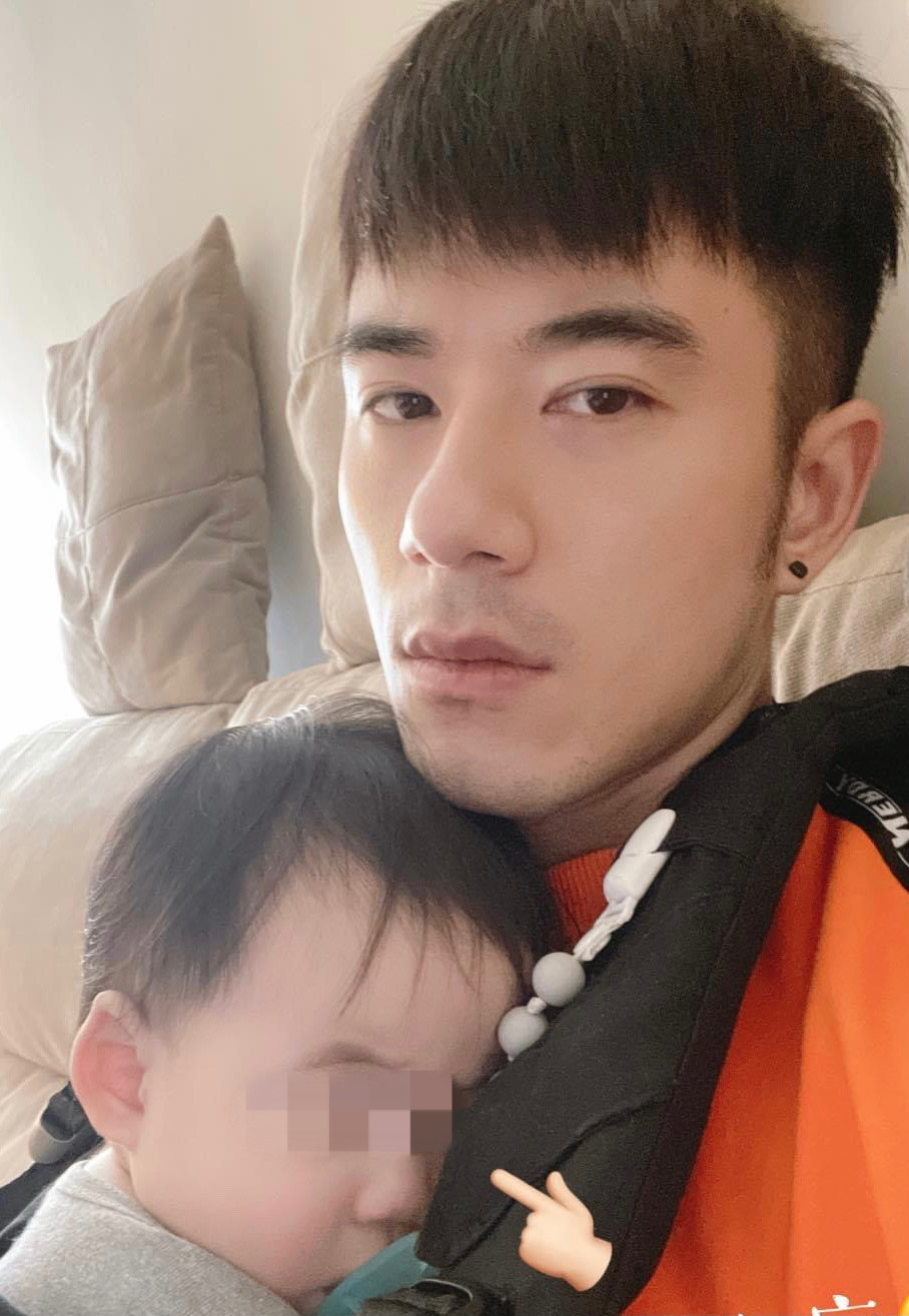 紀言愷直呼帶小孩久了變笨。（翻攝自紀言愷臉書）