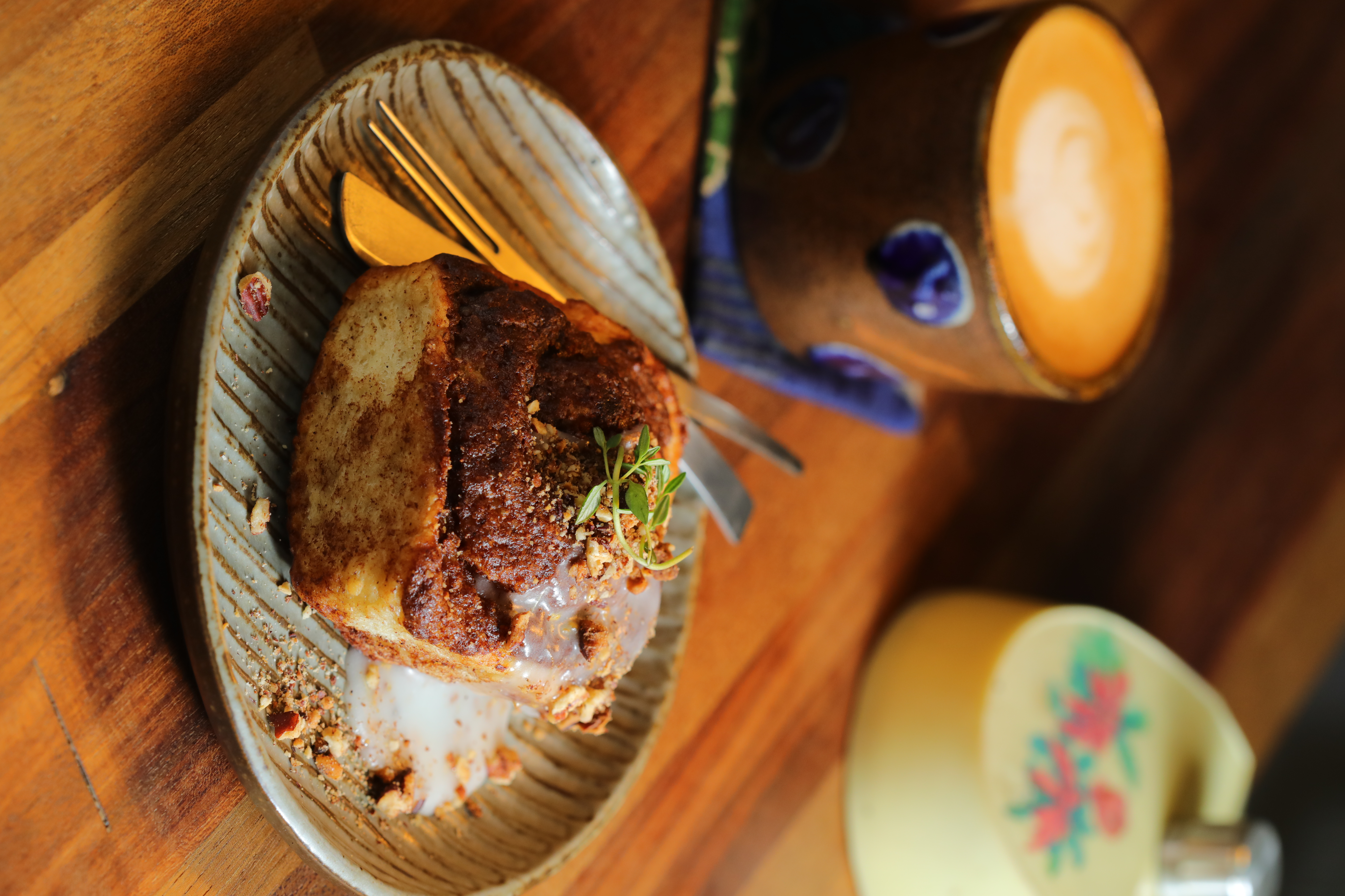 阿涼自製的「純素肉桂捲」。（120元／份）