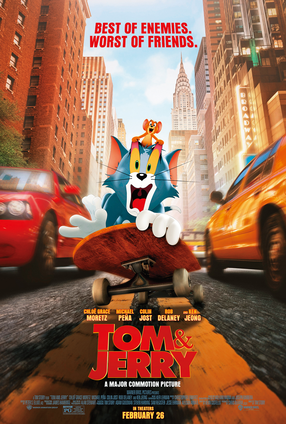 湯姆貓與傑利鼠《Tom and Jerry》。(華納提供)