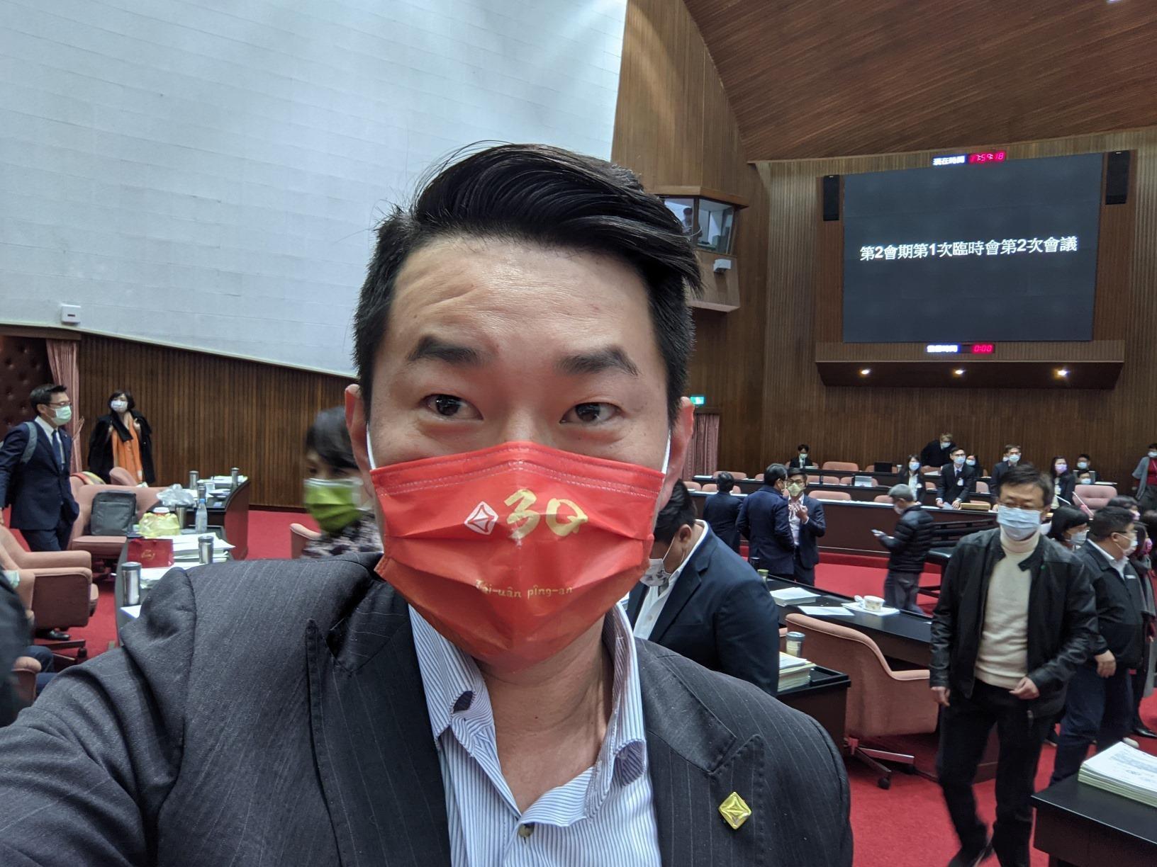 陳柏惟面對罷免案平常心，表示自己對選民有信心。（翻攝自陳柏惟臉書）