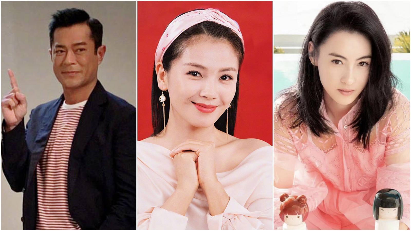 不只曾志偉，也有不少藝人透過肖像授權賺了不少。（翻攝自古天樂微、劉濤微博、張栢芝IG）