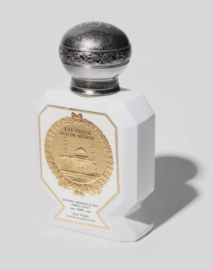 BULY 1803三倍水「麥地那烏木」,讓人感受番紅花與玫瑰的對舞。NT$5,200(喜事集團提供)