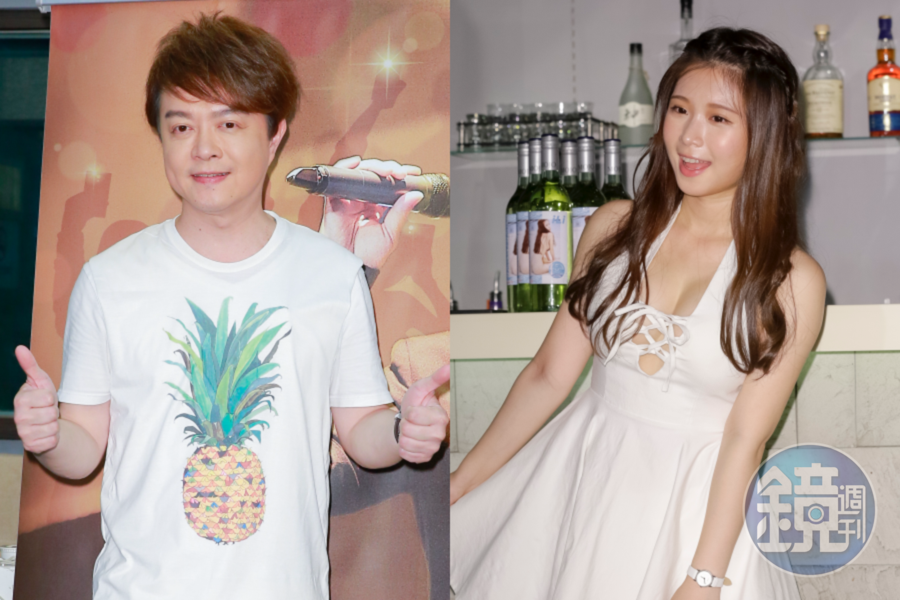 雞排妹(右)日前控訴遭到翁立友(左)性騷擾,雙方至今仍各說各話。(本刊資料照)