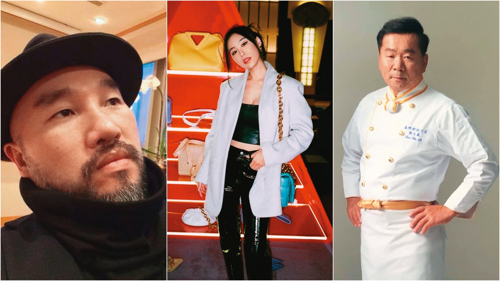 （左起）辛龍、Bella、郭主義去年痛失摯愛，有人堅強振作，也有人走不出傷痛。（翻攝臉書、IG）