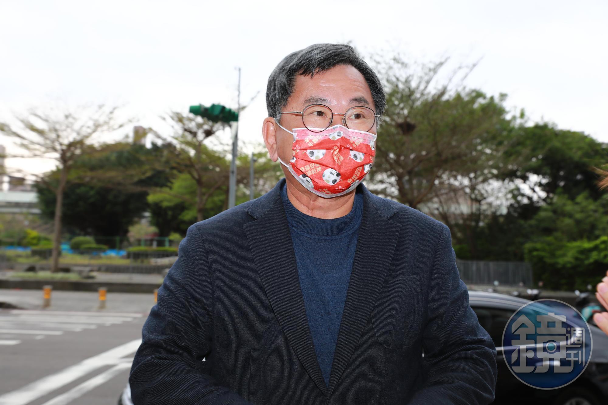 民進黨中評委陳明文今出席中評會。