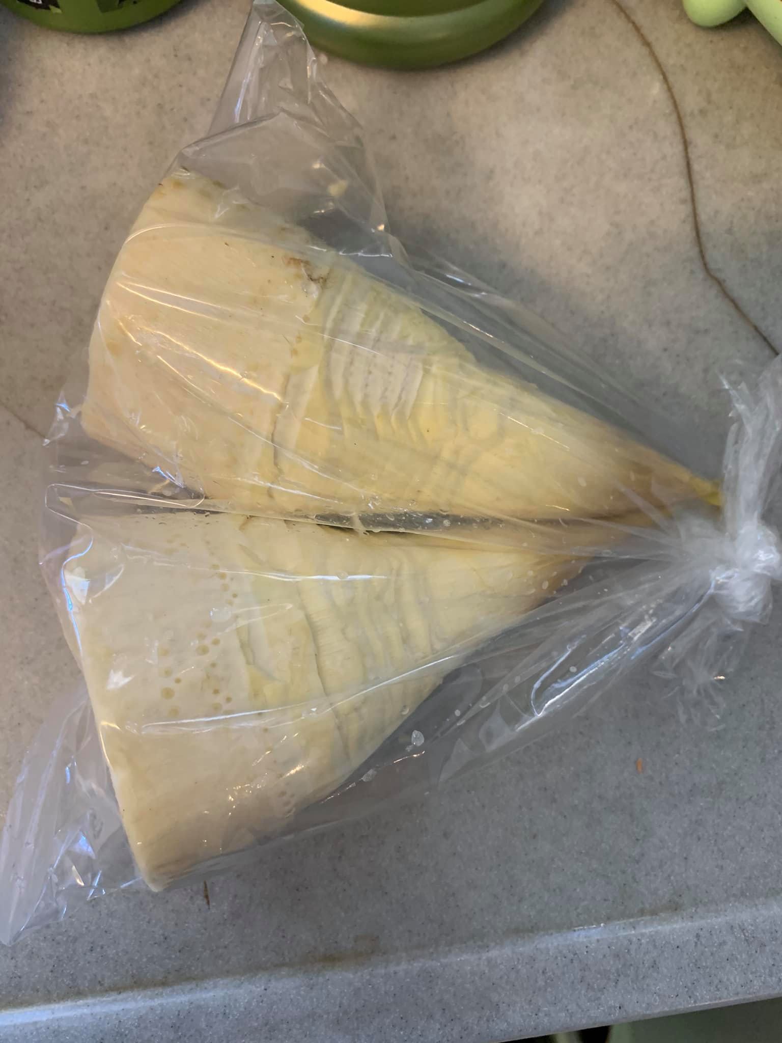 準備冬筍。