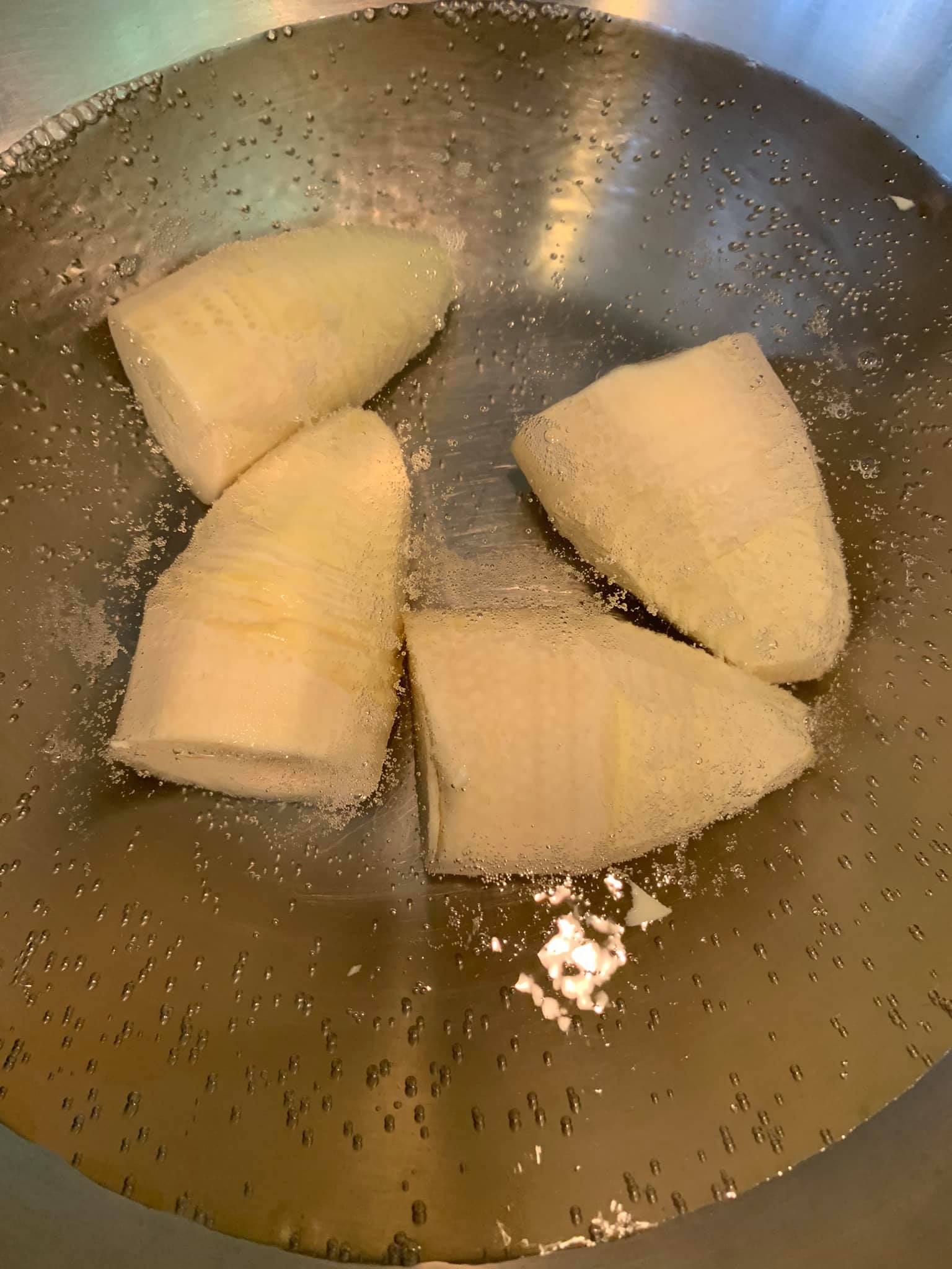 冬筍4只下鍋。