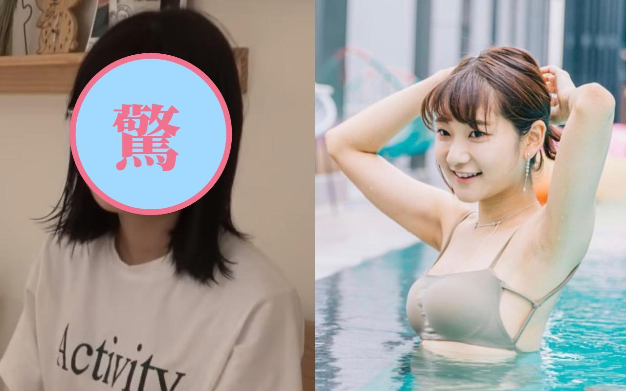 愛莉莎莎長相甜美,被粉絲暱稱「台版IU」,不過未進化的舊照(左圖)也曝光,跟韓流女神IU相似度是…(翻攝自愛莉莎莎IG、PTT)