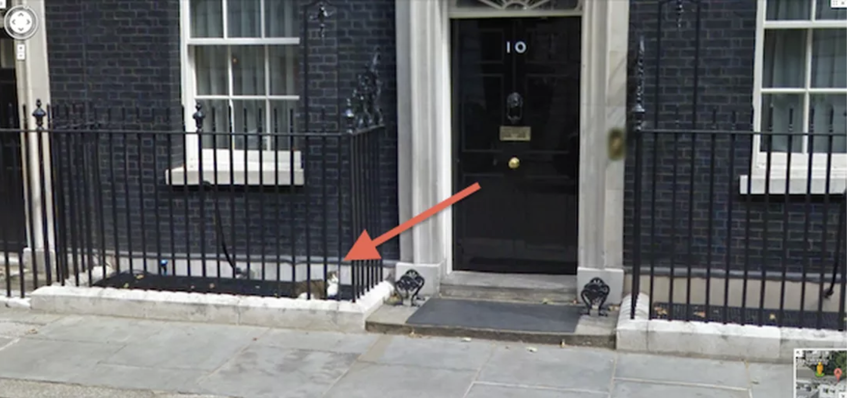 2012年的Google Map街景還能看到賴瑞。(翻攝Google Map)