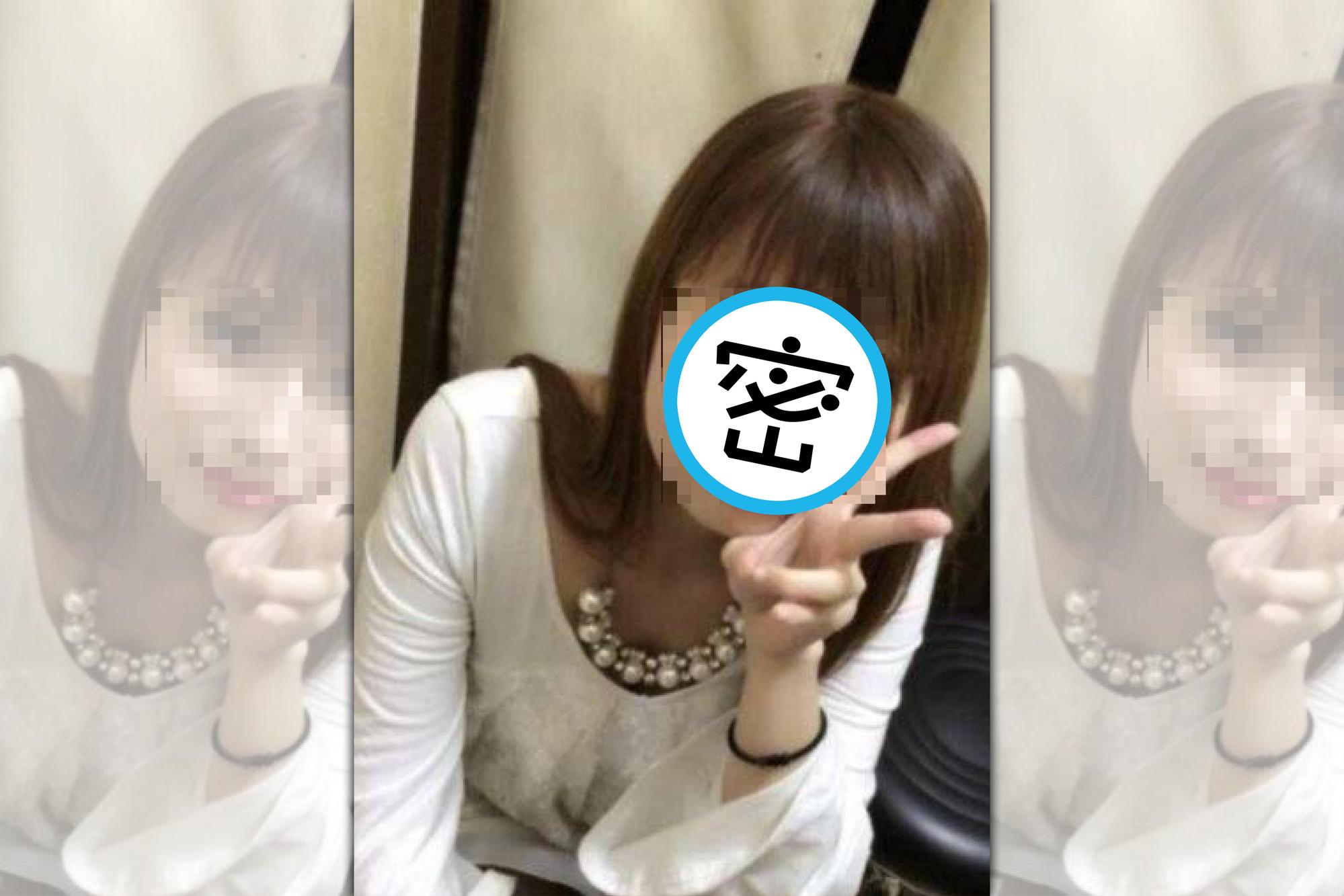 日本奈良市失業的21歲女性栗生佳那子，不斷傳送裸照給她的70多歲前女同事。（翻攝自推特）