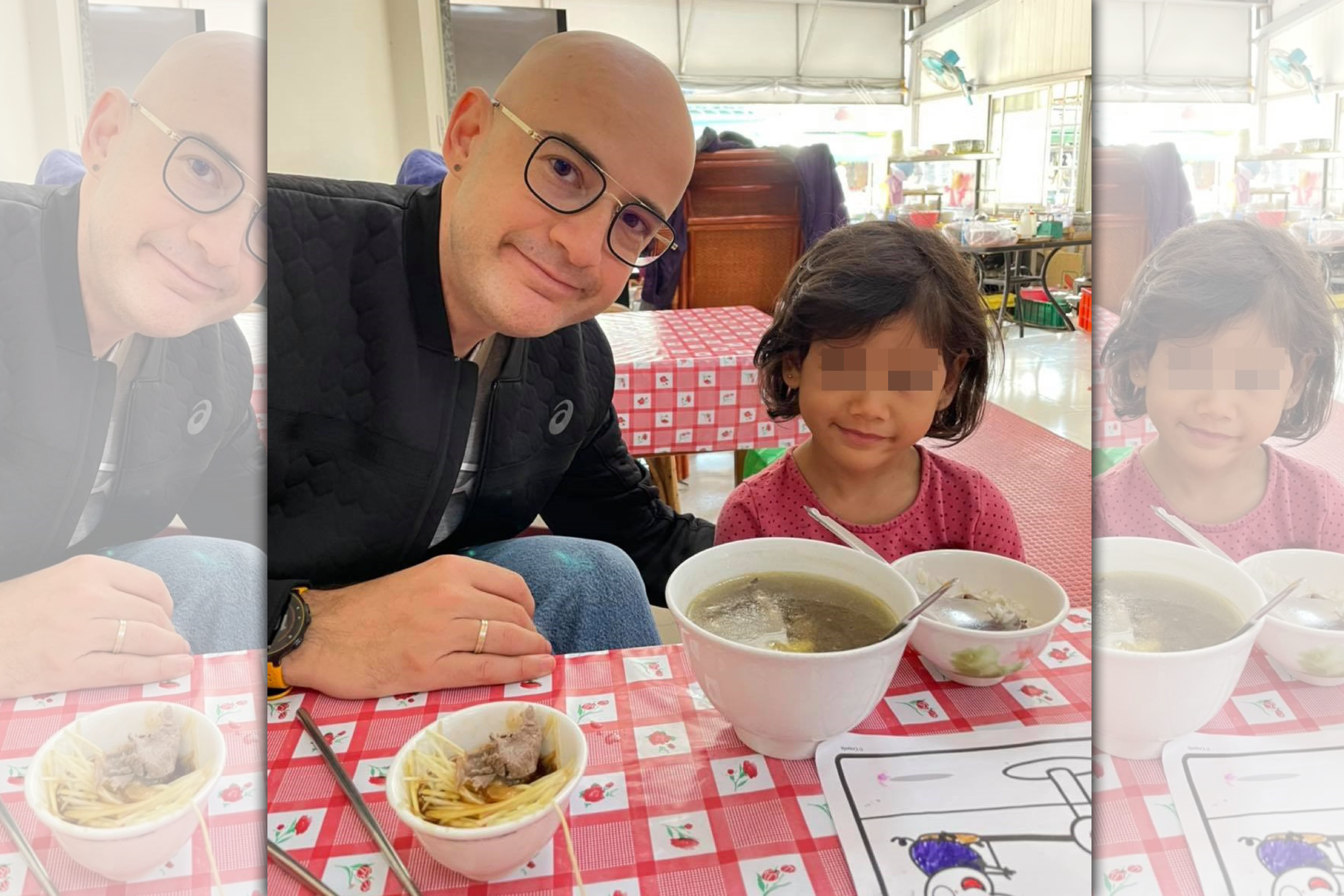 吳鳳（左）與小女兒Inci。（翻攝吳鳳臉書）