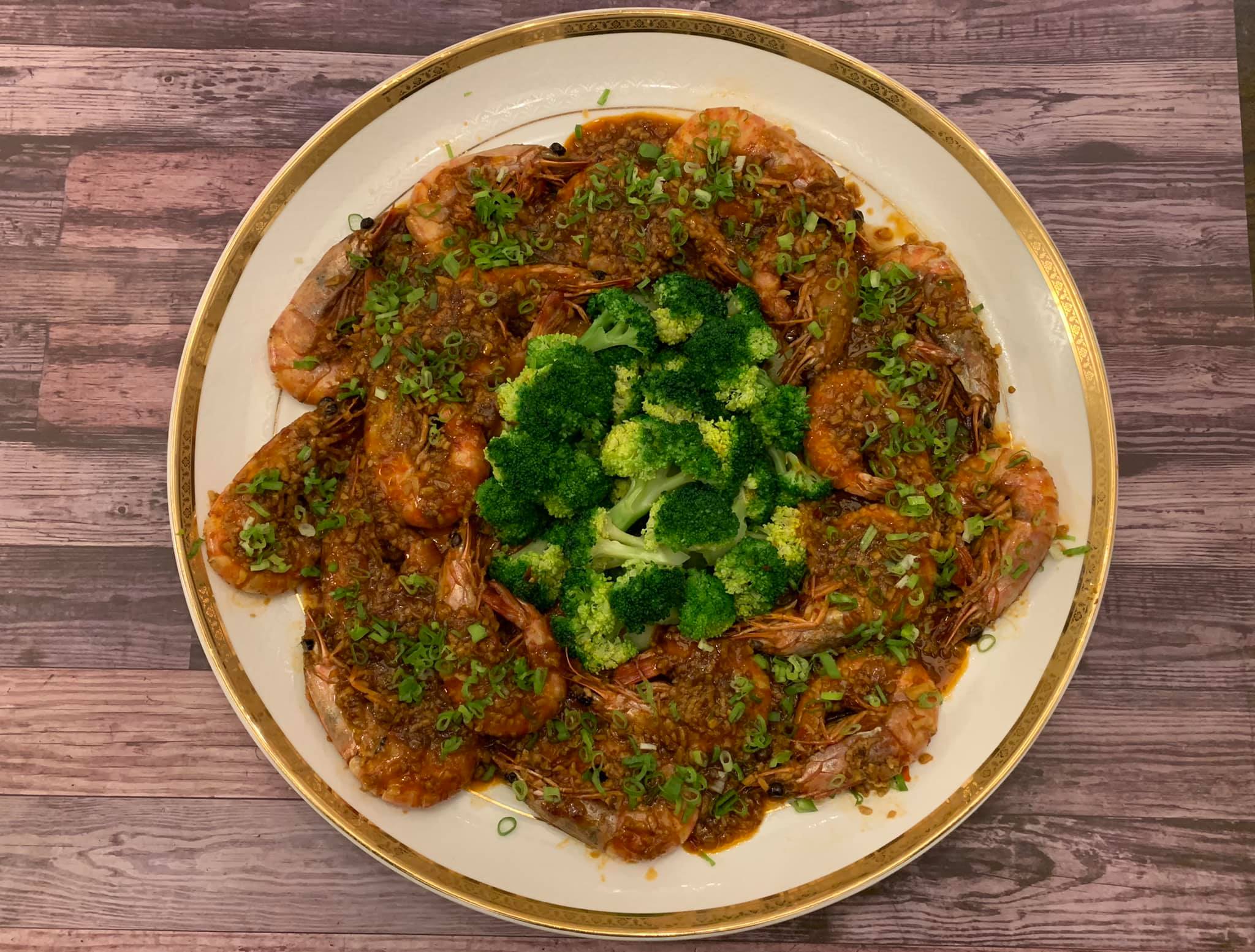 今天只吃乾燒明蝦，真的非常美味，管它是上海菜還是四川菜。