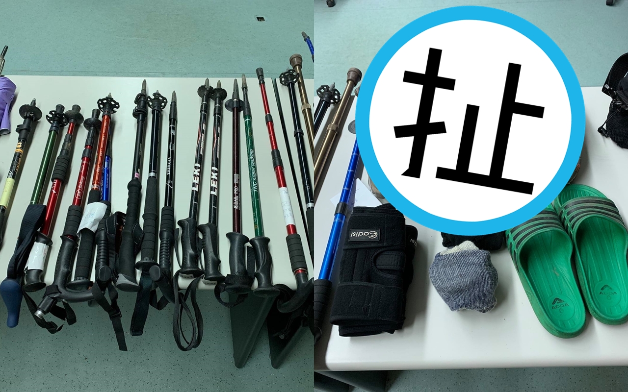 玉山國家公園在臉書公告失物招領，連登山鞋都有。（翻攝自玉山國家公園臉書）